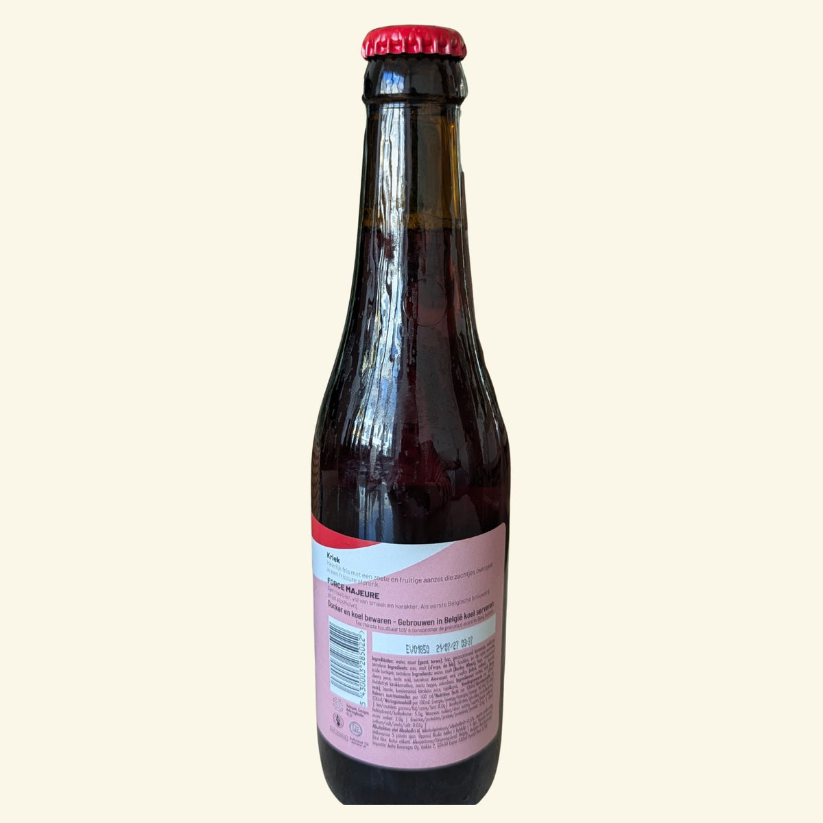 Force Majeure Kriek 0,3% - Kriek belge sans alcool