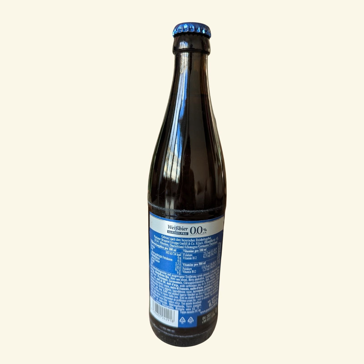 Paulaner Weissbier 0.0% - Bière blanche bavaroise sans alcool