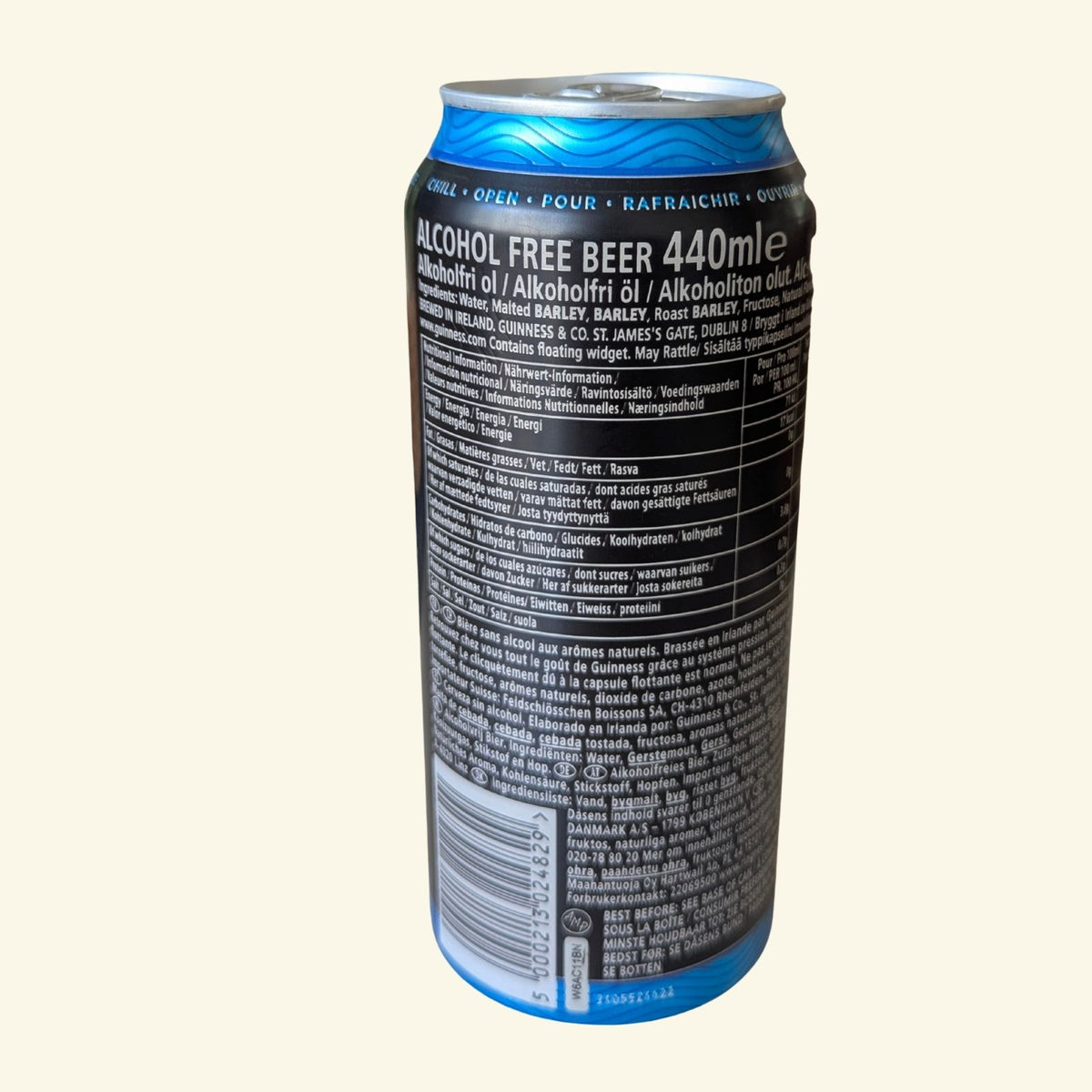 Guinness 0.0 N.A. - Stout sans alcool irlandaise 44cl