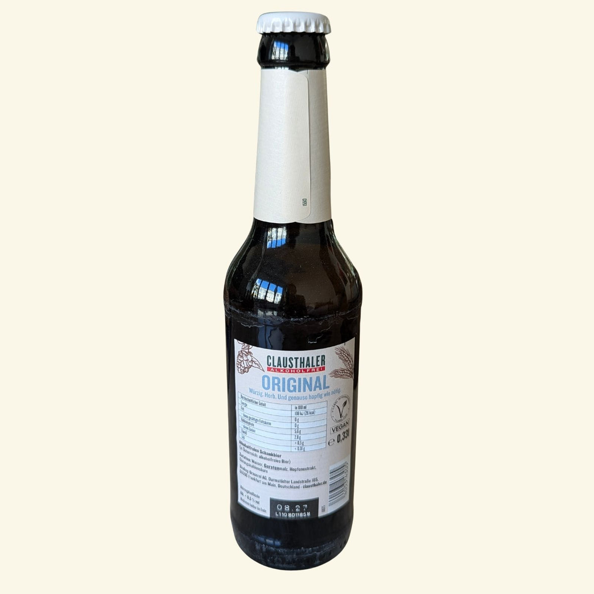 Clausthaler Original Alkoholfrei - Bière allemande sans alcool 33 cl