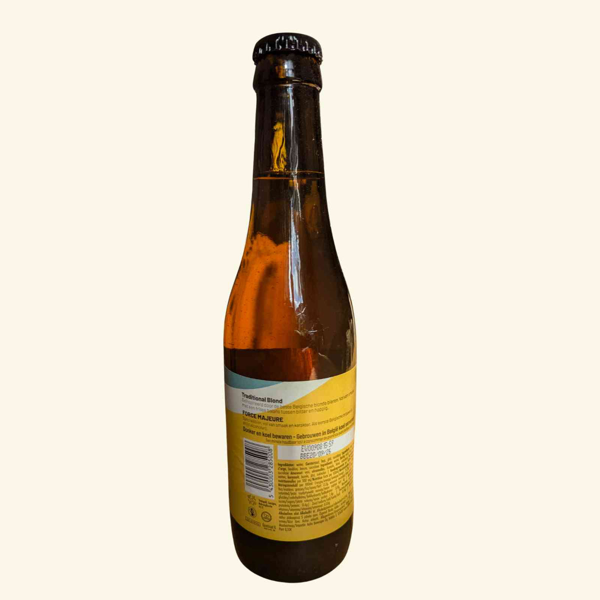 Force Majeure Blonde 0,3% - Bière blonde belge sans alcool