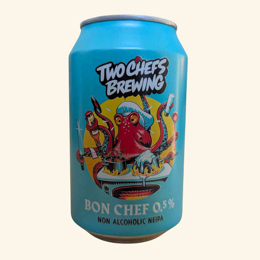 Two Chefs Brewing Bon Chef 0.5% : Une NEIPA sans alcool pleine de panache