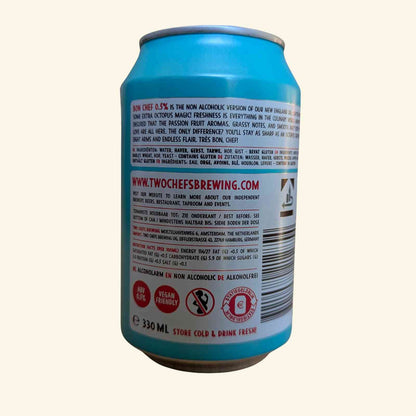 Two Chefs Brewing Bon Chef 0.5% : Une NEIPA sans alcool pleine de panache