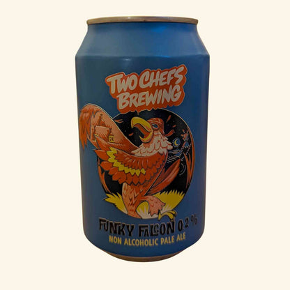 Two Chefs Brewing Funky Falcon 0.2% : La pale ale sans alcool qui fait danser les papilles