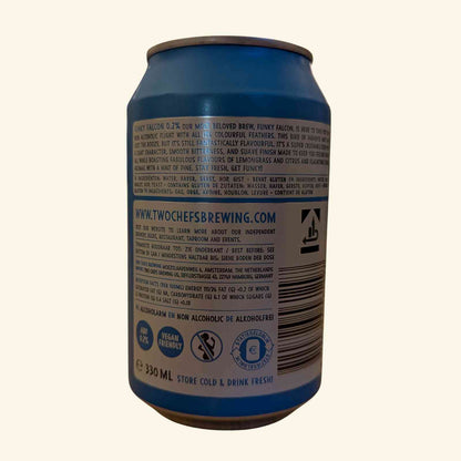 Two Chefs Brewing Funky Falcon 0.2% : La pale ale sans alcool qui fait danser les papilles